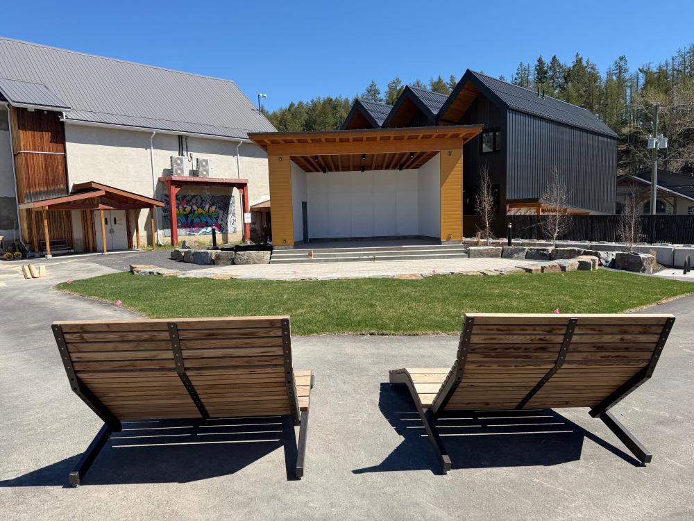 Centre 64 outdoor stage